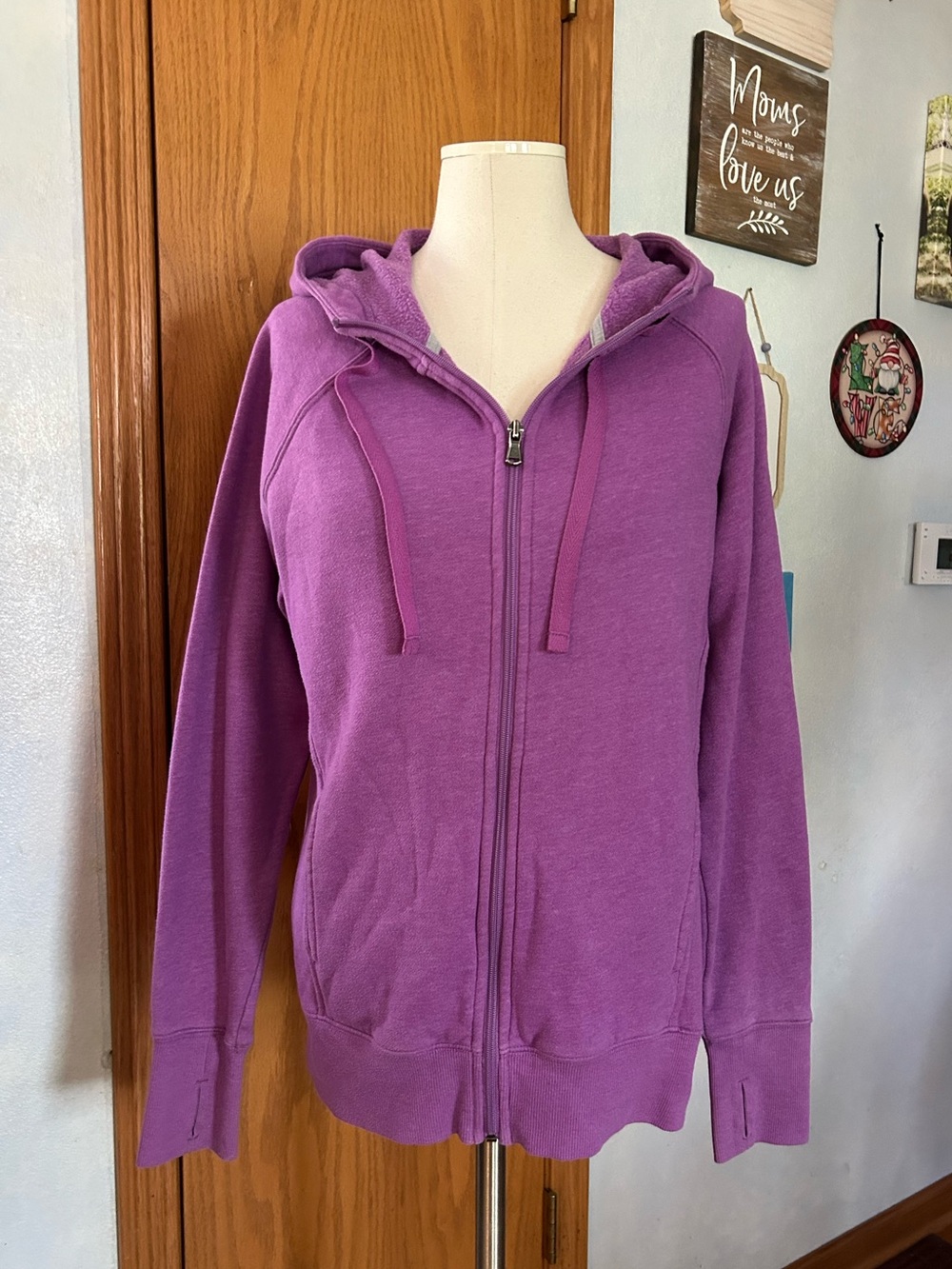 Tek Gear Purple Hooded Jacket - Women’s Size Large